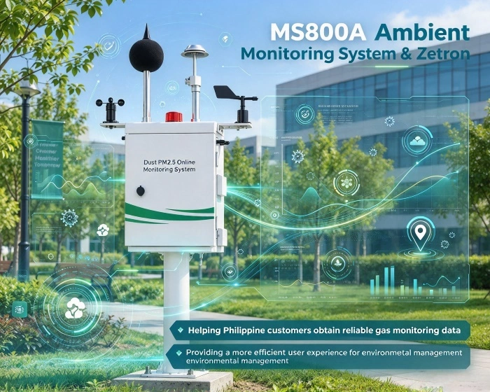​Zetron MS800A ilmanlaadun valvontajärjestelmä otettu käyttöön Filippiineillä, asennus ja koulutus suoritettu